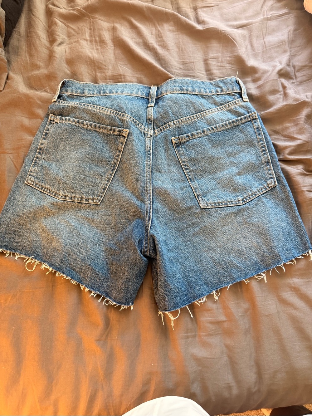 Old Navy Raw-Hem Denim Shorts - Blue